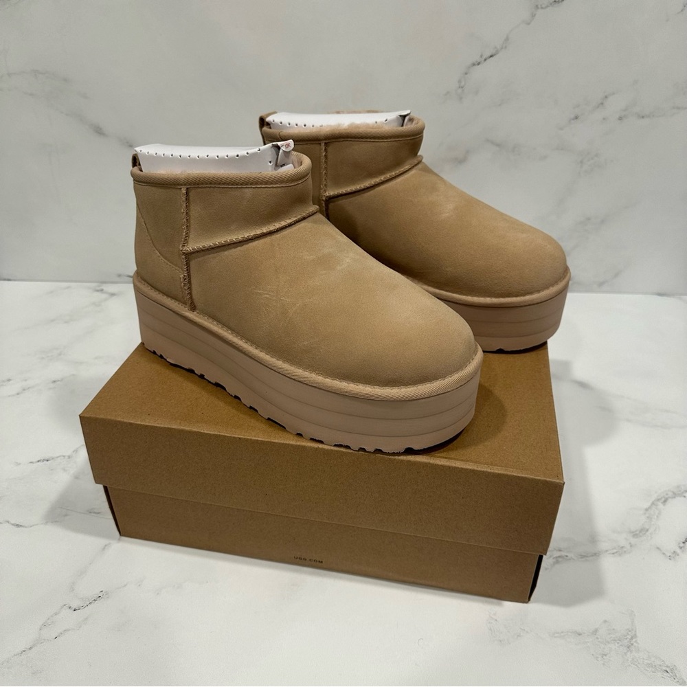 UGG Classic Ultra Mini Platform Driftwood